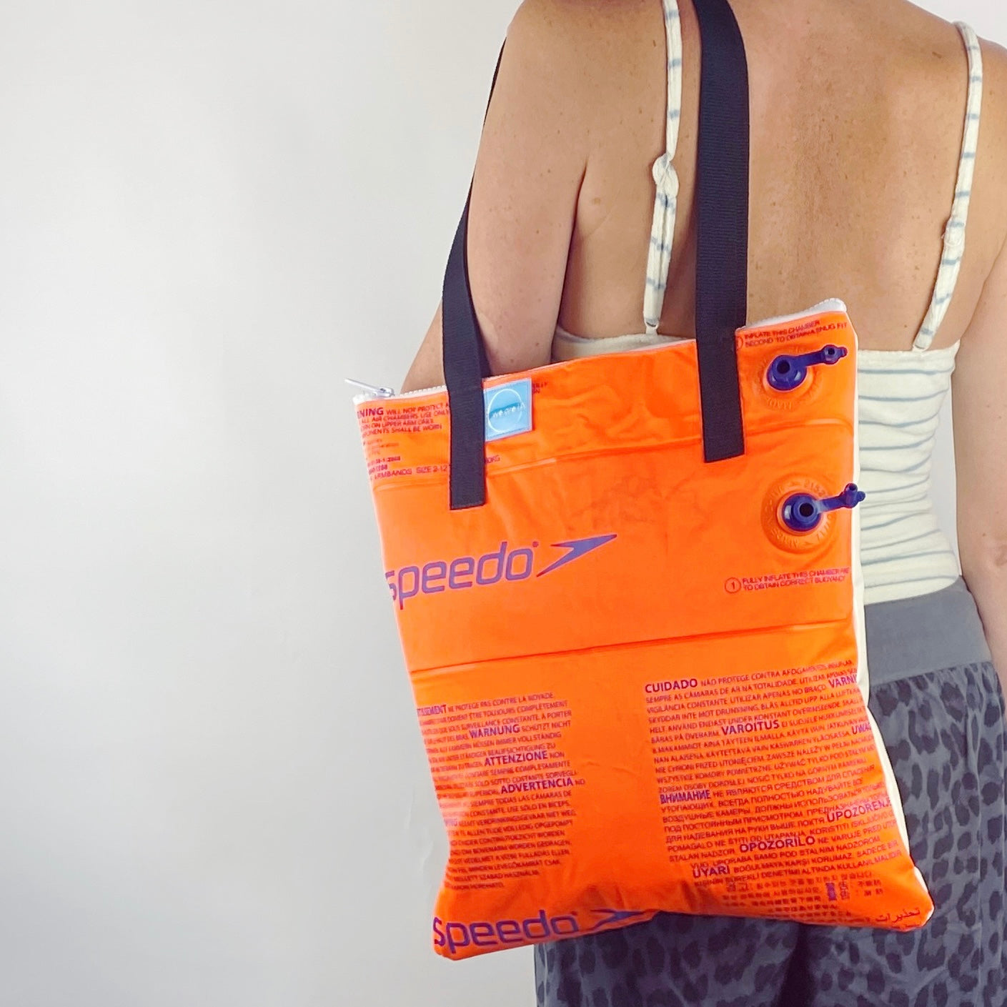 Water Wings / Zipped Tote