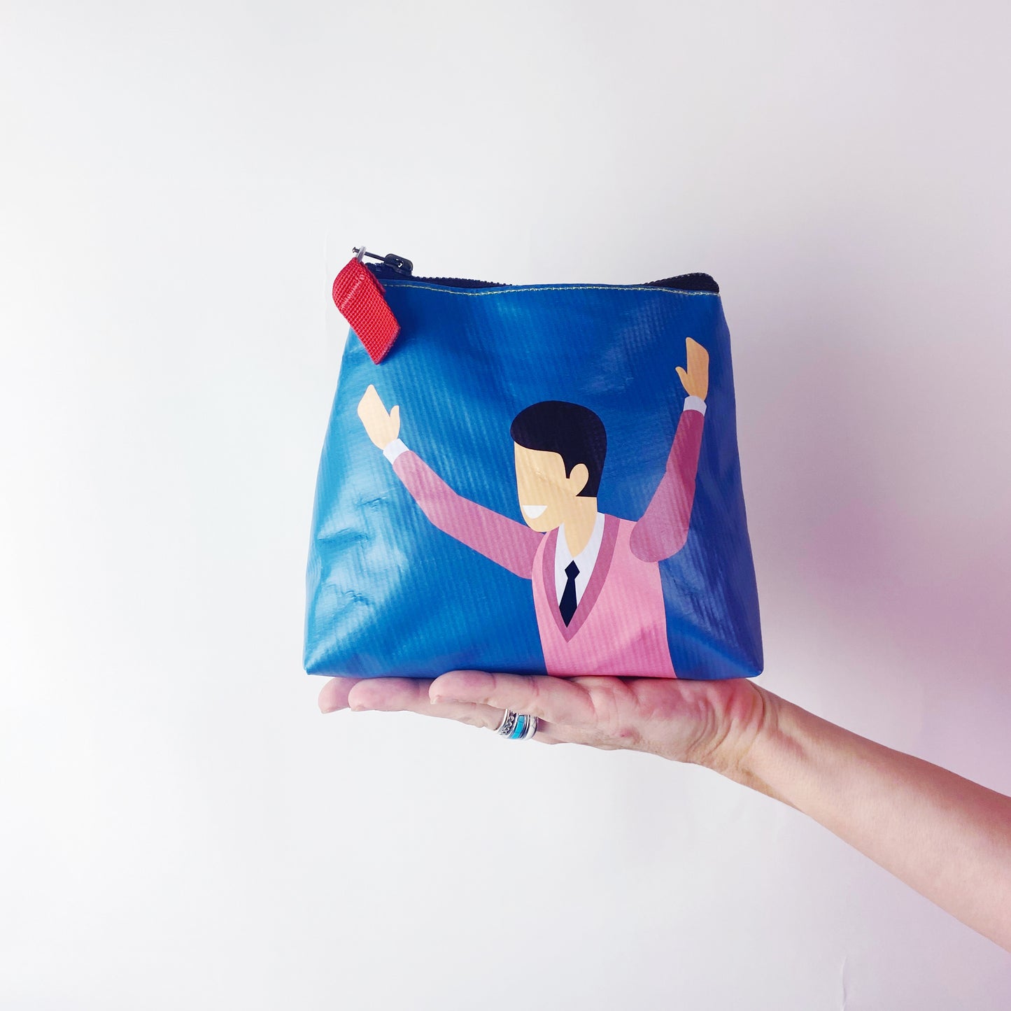 Zipped Cosmetic Pouch