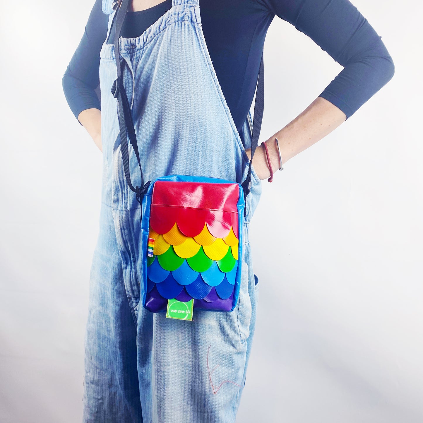 Rainbow Mermaid Mini Cross Body Bag