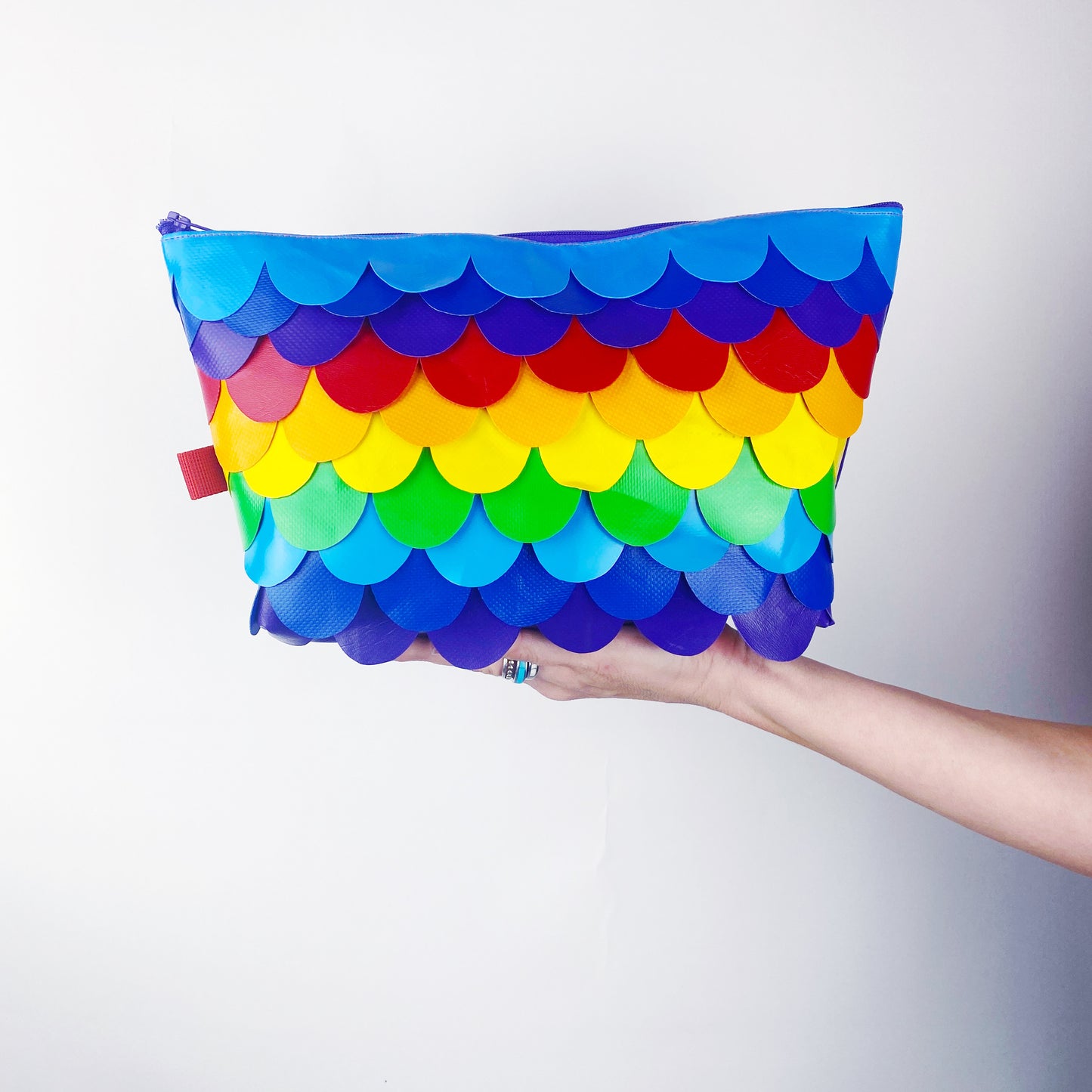 Rainbow Mermaid Stand Up Wash Bag