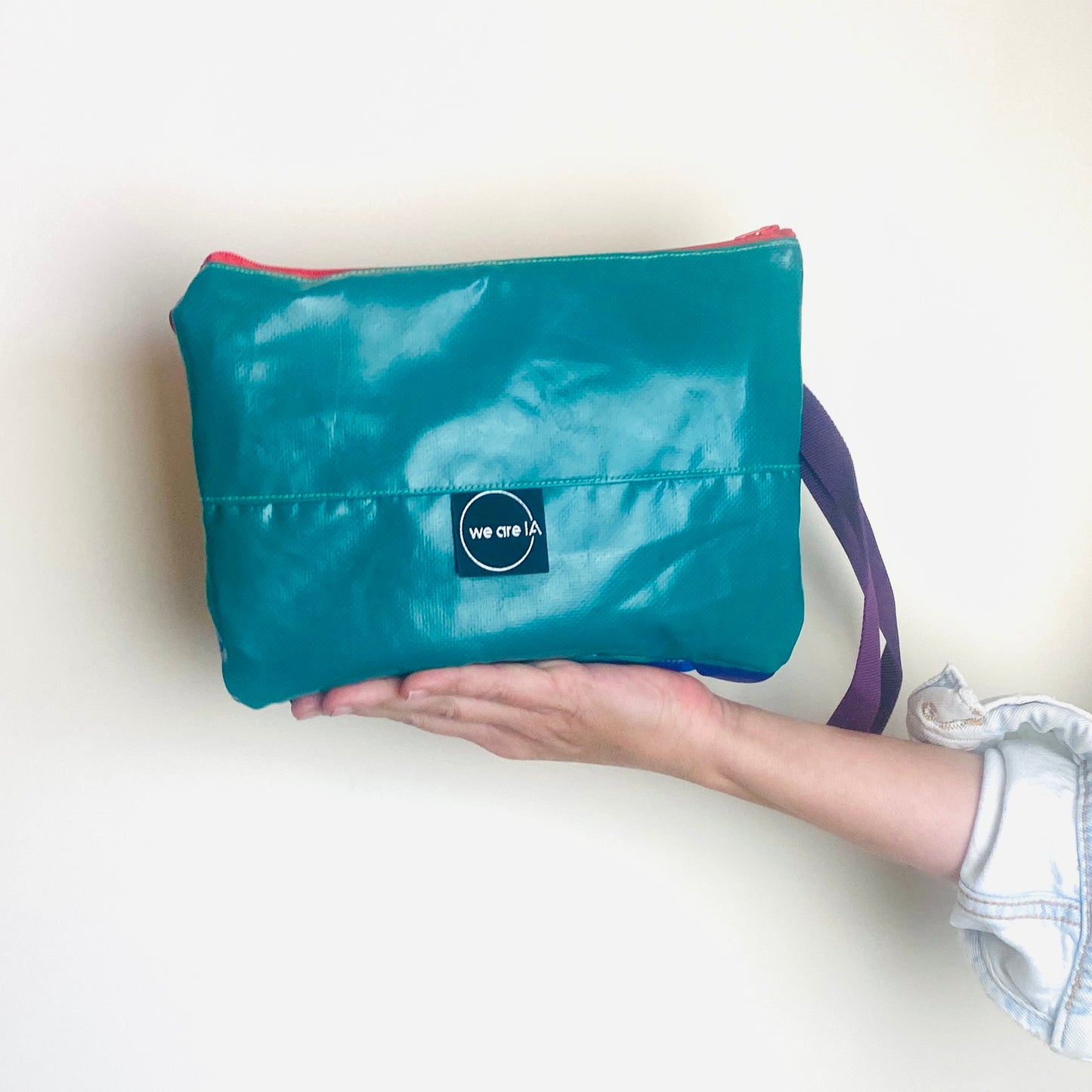 Rainbow Mermaid Super Midi Zip Clutch