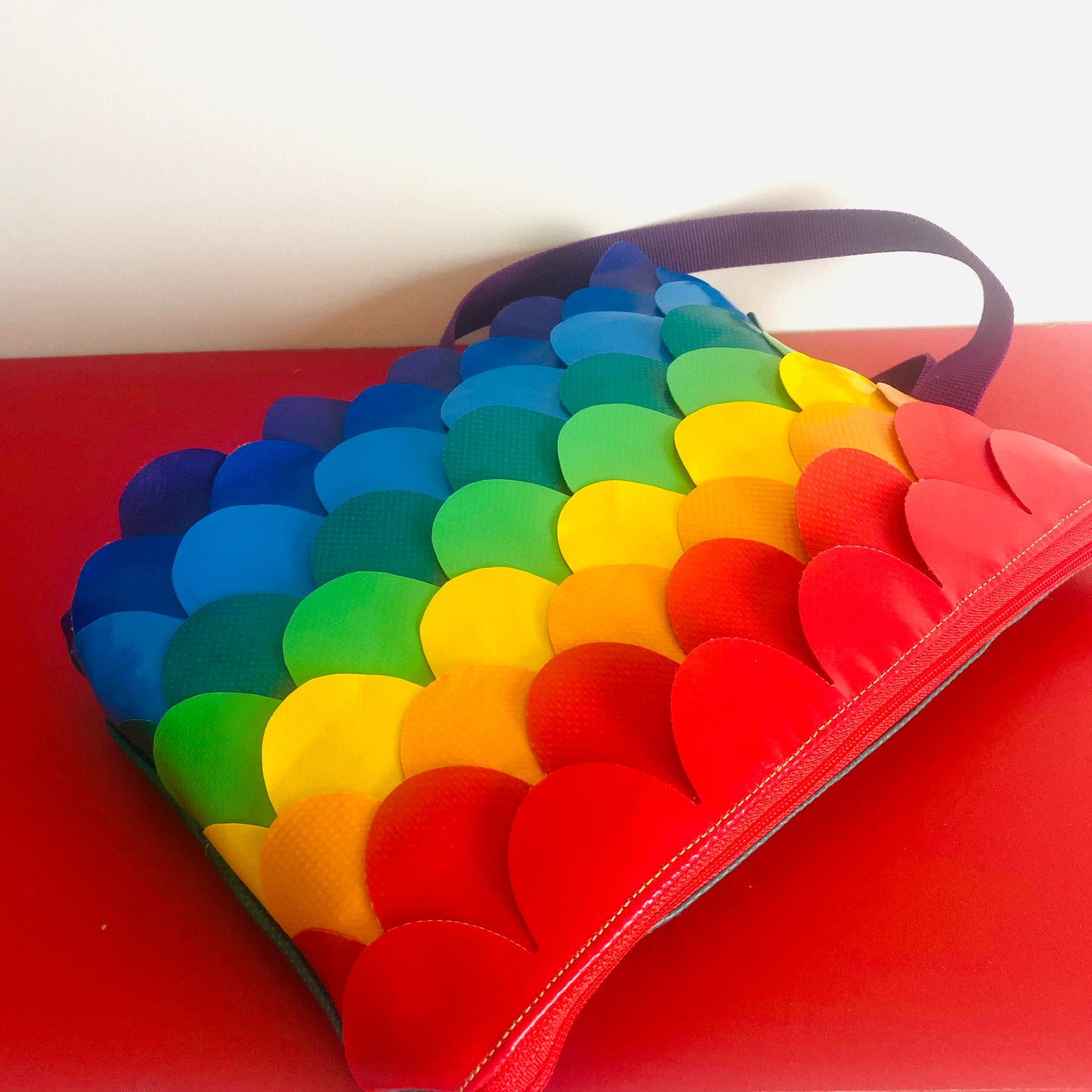 Rainbow Mermaid Super Midi Zip Clutch