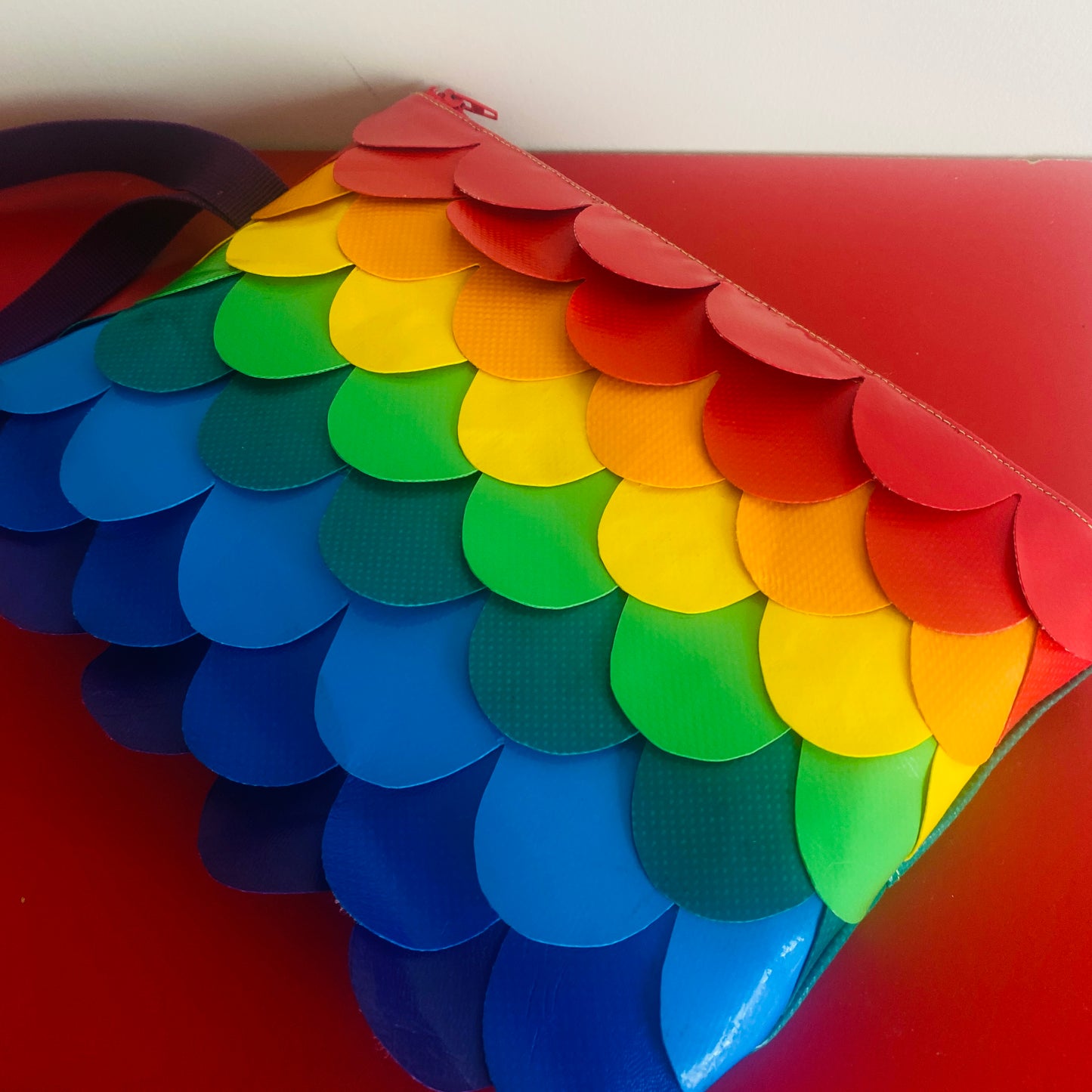 Rainbow Mermaid Super Midi Zip Clutch