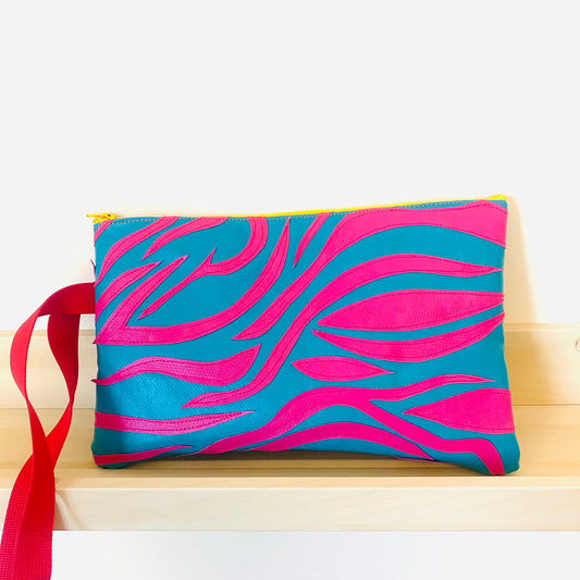 Animal Print Super Midi Zip Clutch