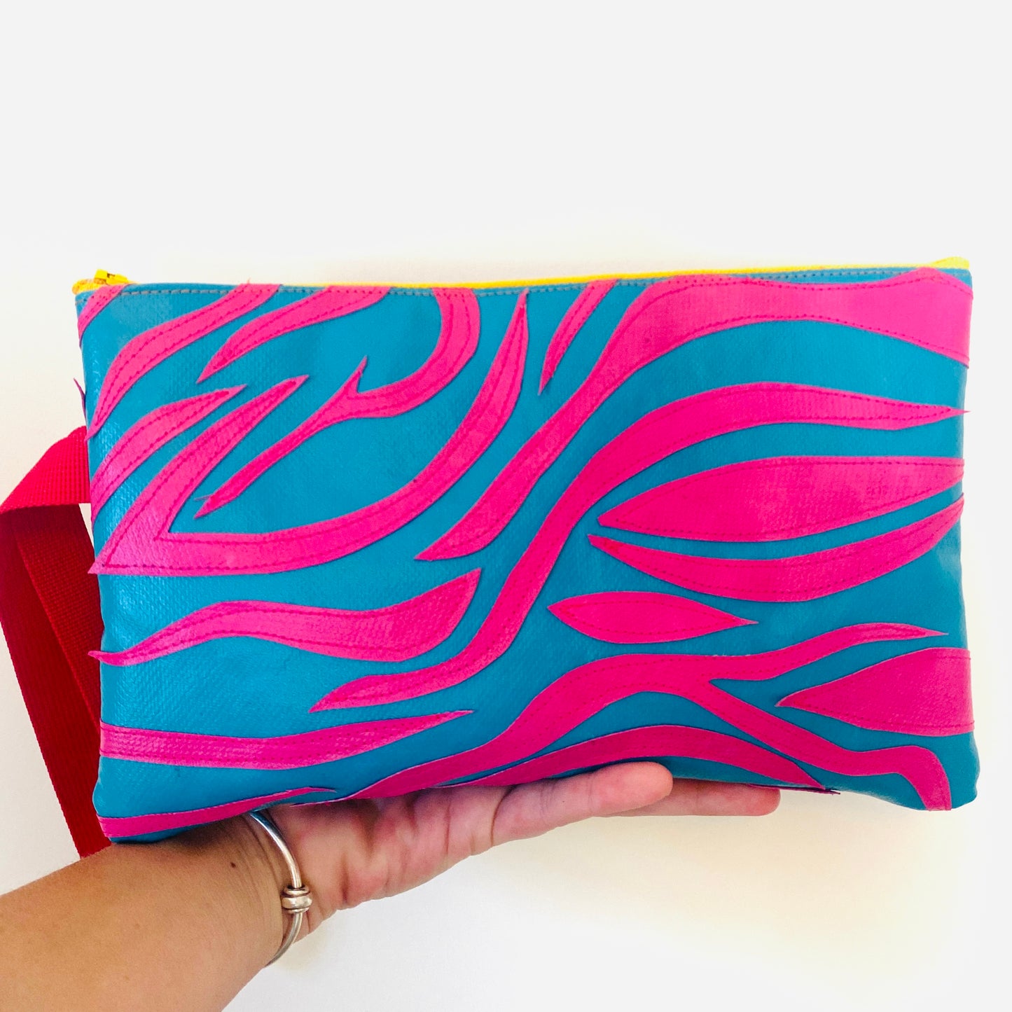 Animal Print Super Midi Zip Clutch