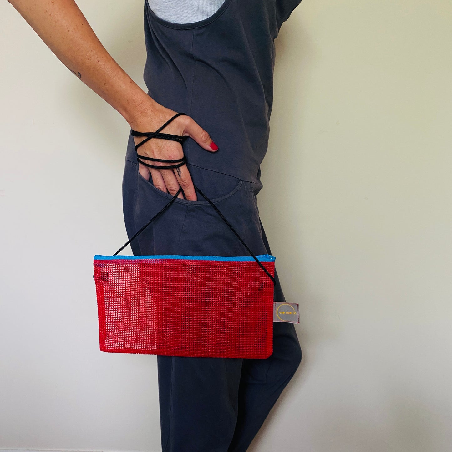 Zipped String Pouch // SALE