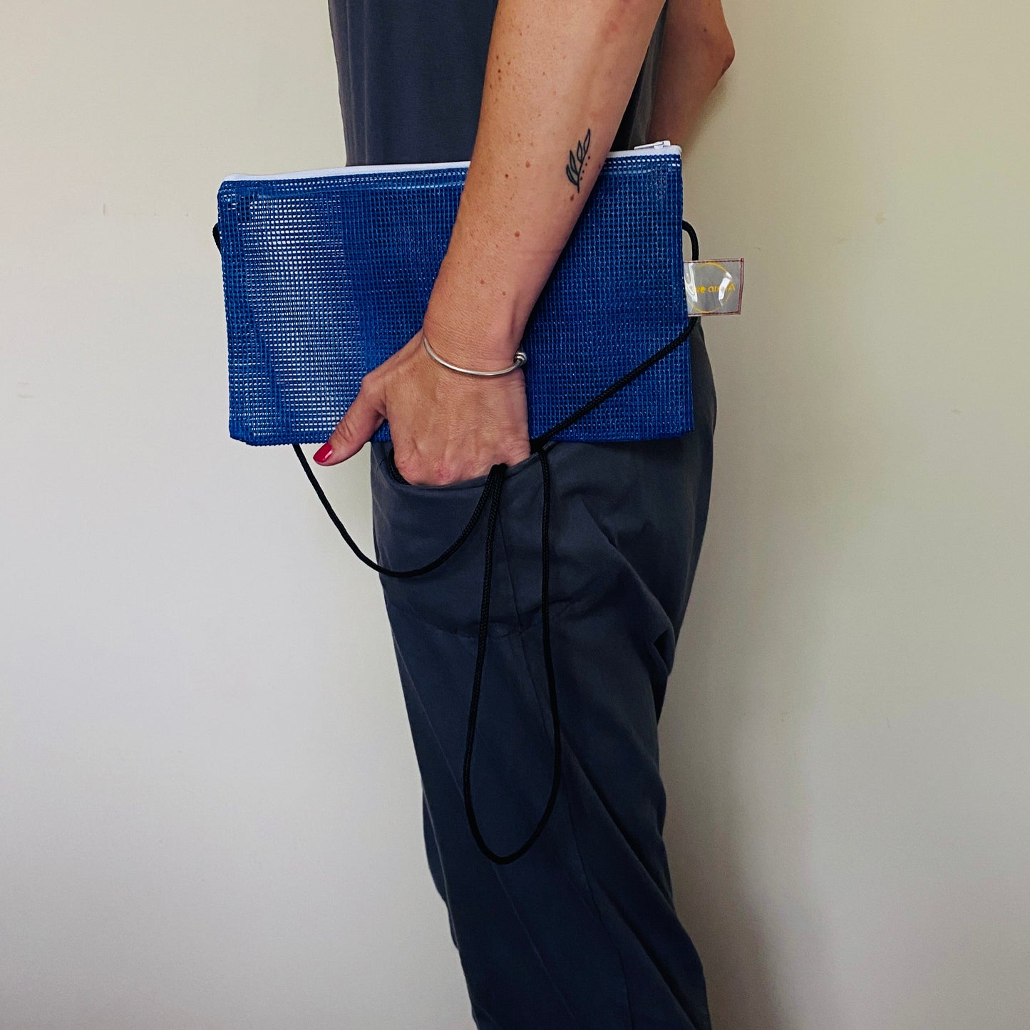 Zipped String Pouch // SALE