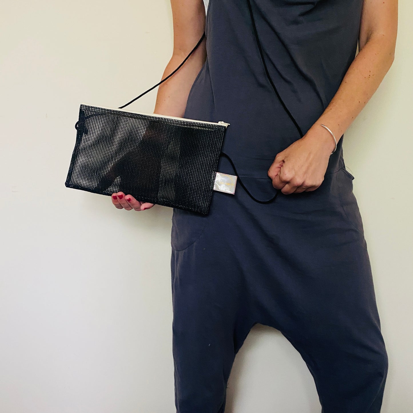 Zipped String Pouch // SALE