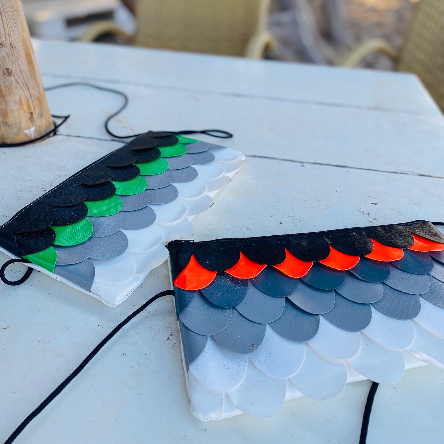 Rainbow Mermaid Zipped String Pouch