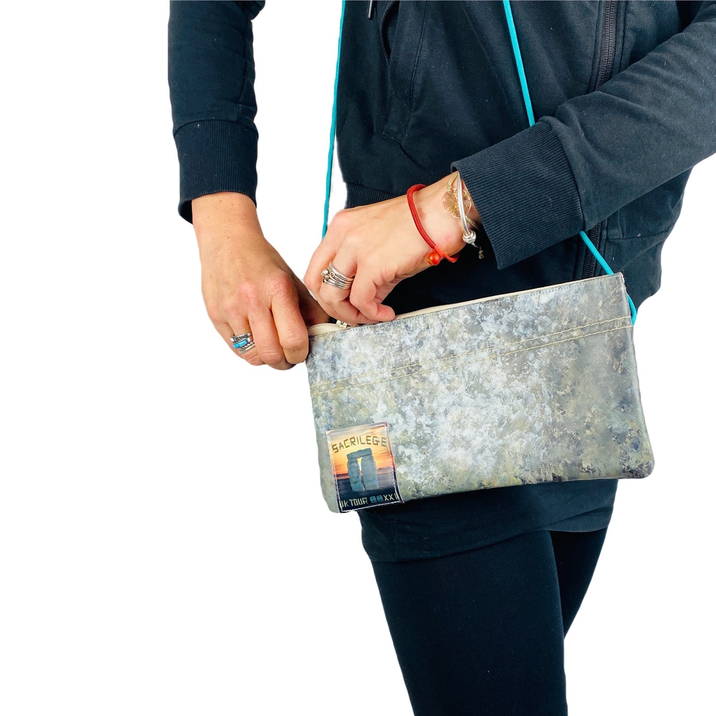 Sacrilege Zipped String Pouch