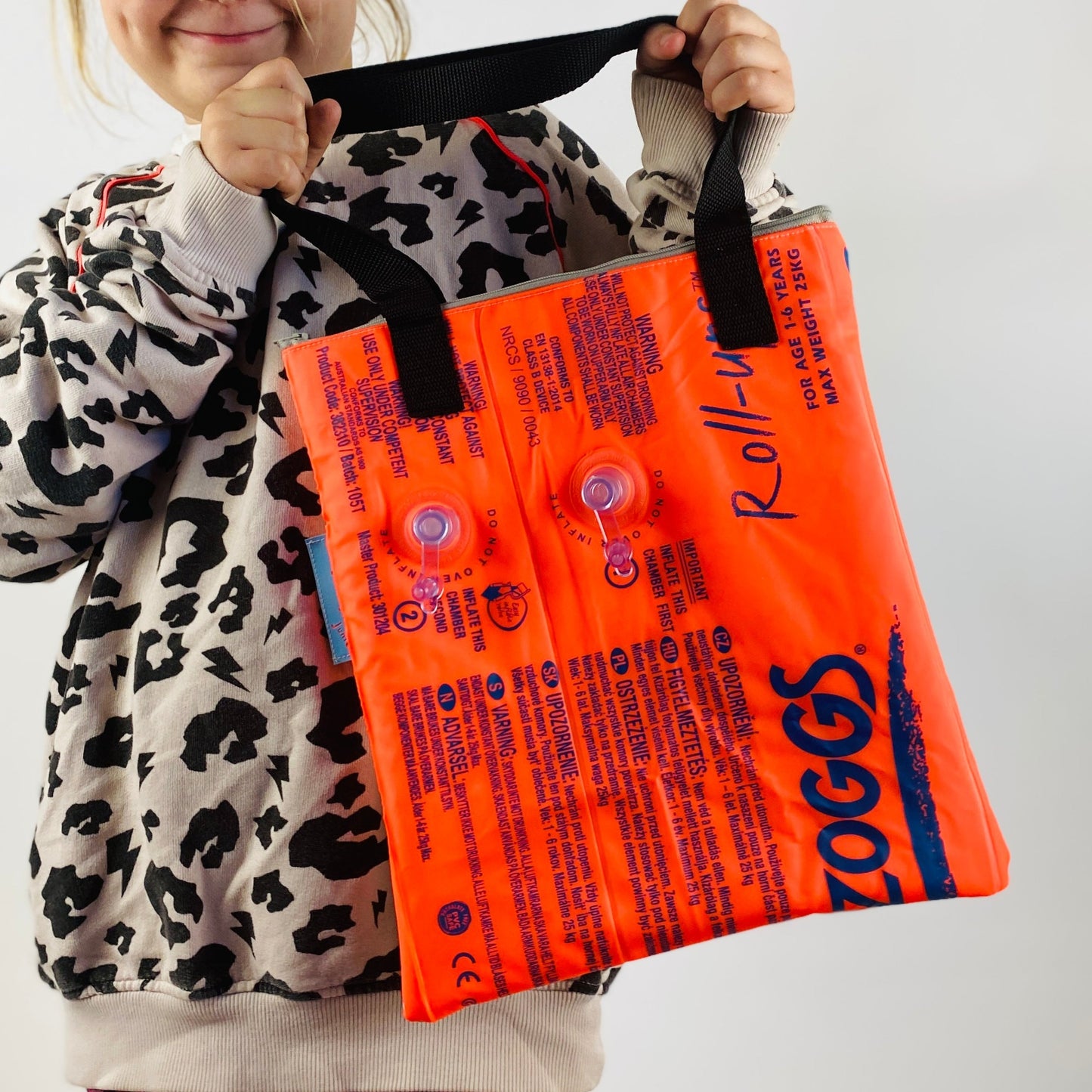 Junior Ultra Mini Water Wing Zip Tote