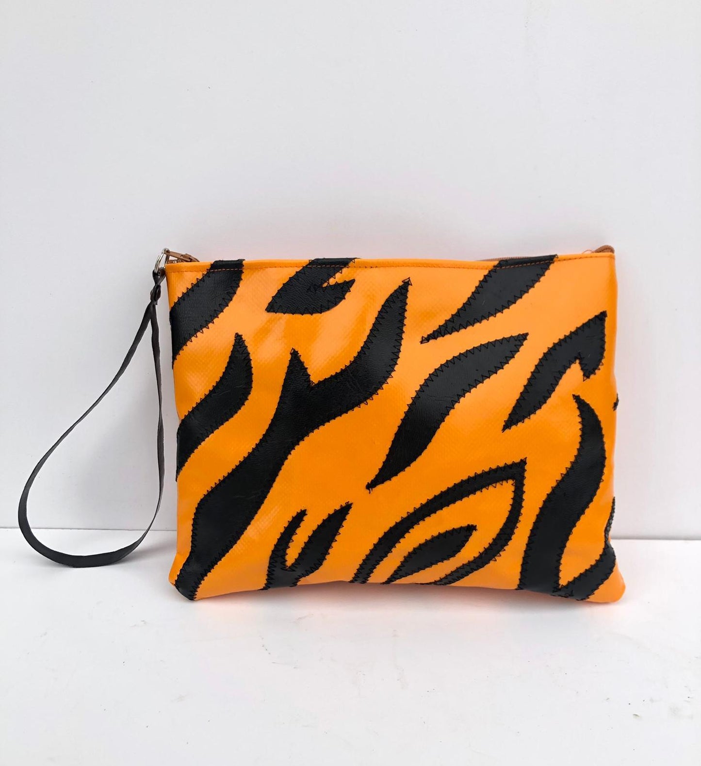 Animal Print Super Midi Zip Clutch