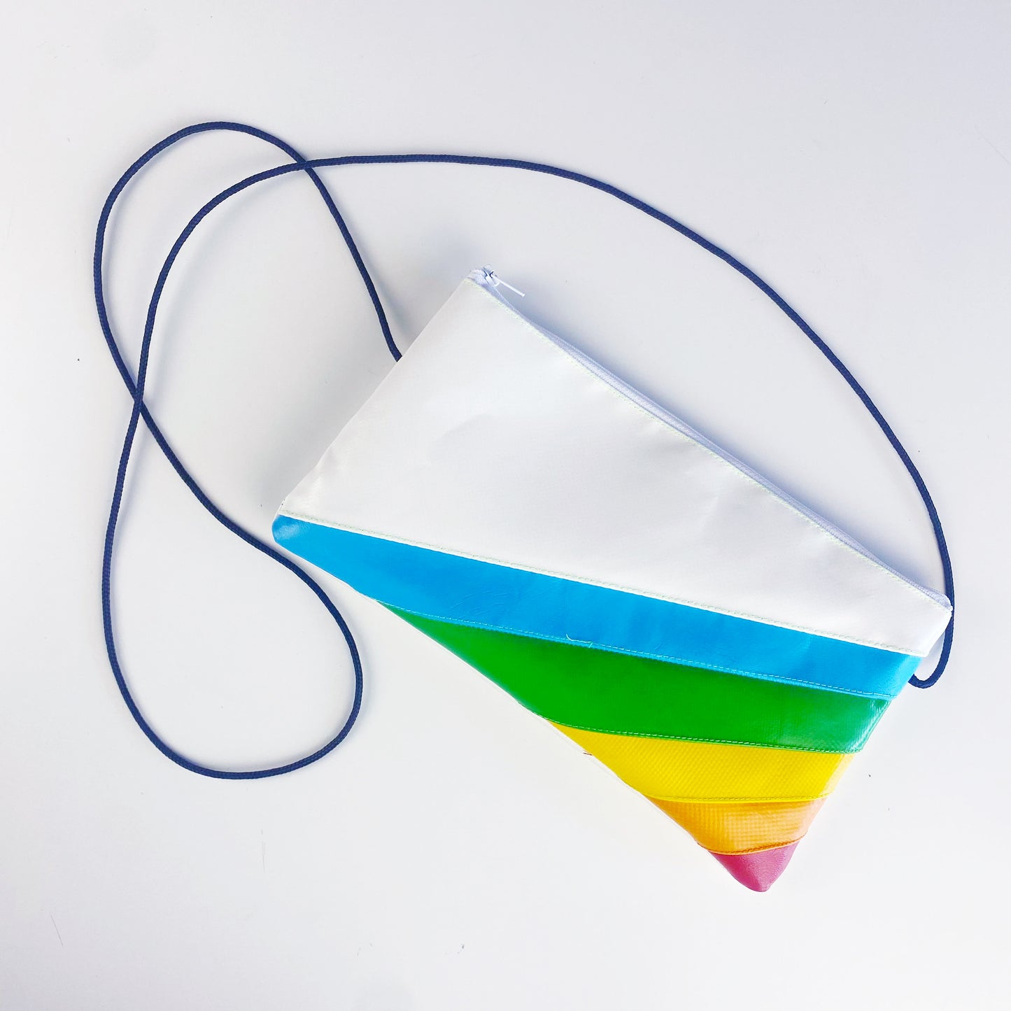 Rainbow Zipped String Pouch