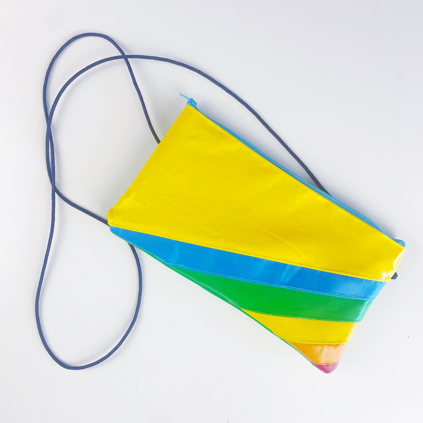 Rainbow Zipped String Pouch
