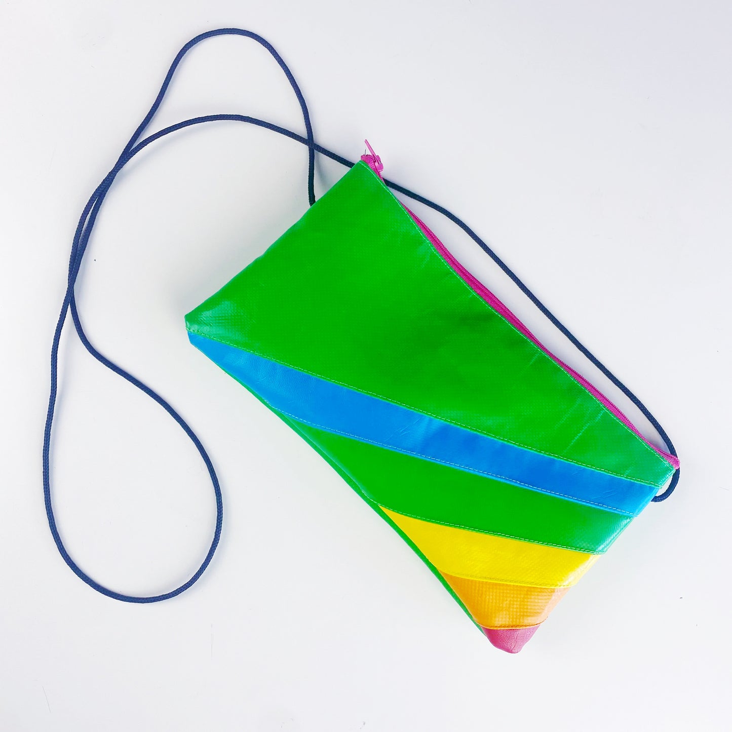 Rainbow Zipped String Pouch