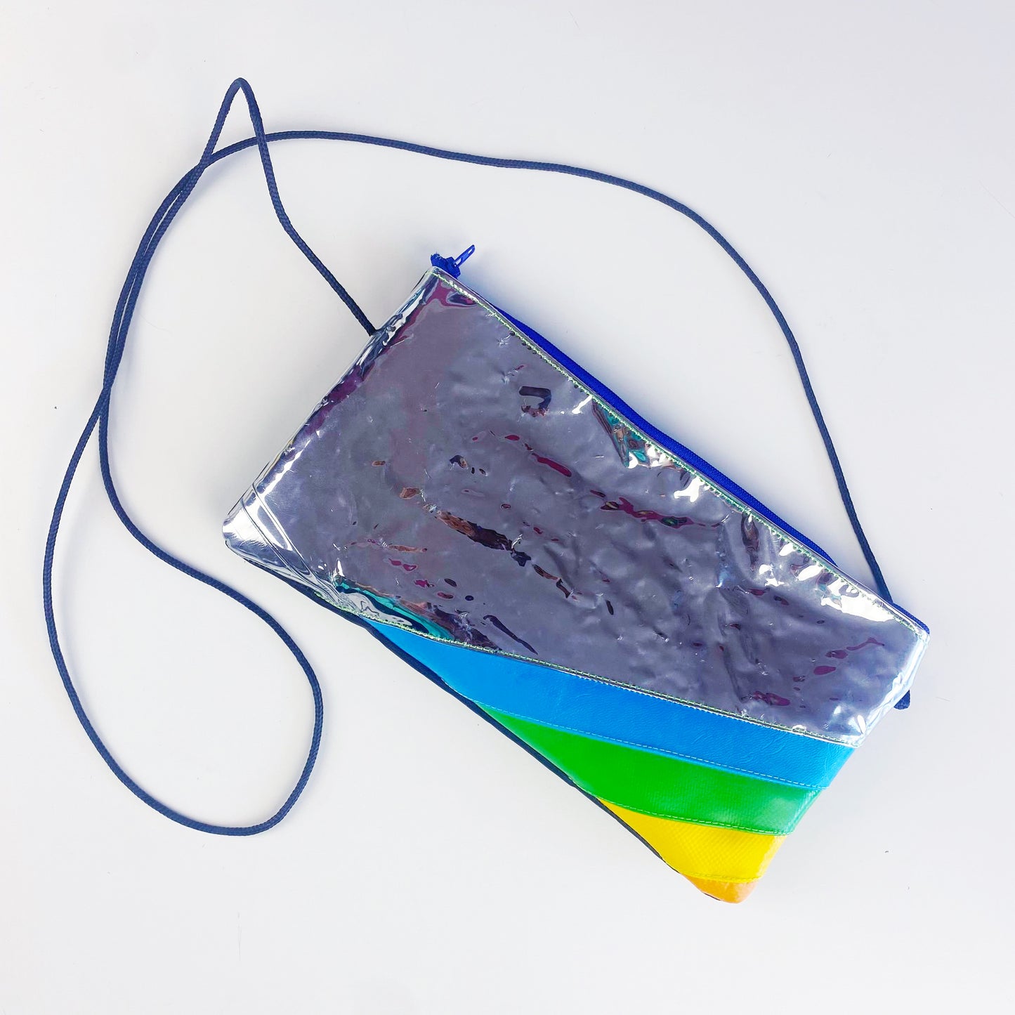 Rainbow Zipped String Pouch