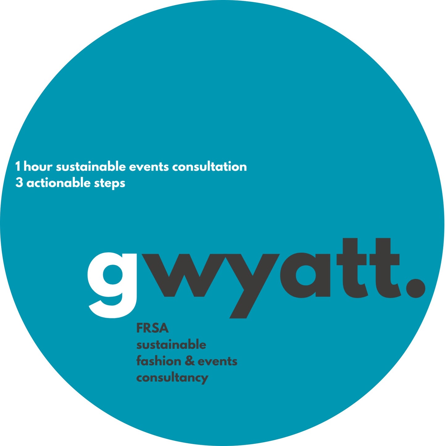1 Hour Sustainable Events Consultation / 3 Actionable Steps