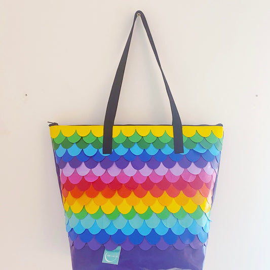 Rainbow Mermaid XL Tote