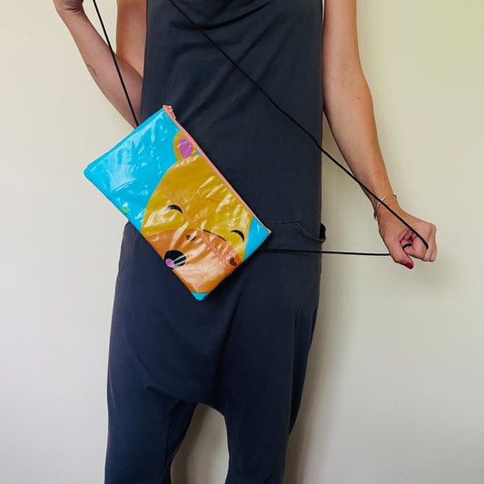 Zipped String Pouch // SALE