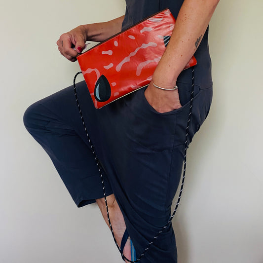 Zipped String Pouch // SALE