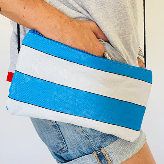 Deckchair Canvas Zipped String Pouch