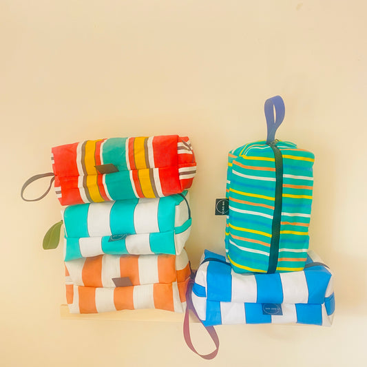 Deckchair Canvas Box Wash Bag